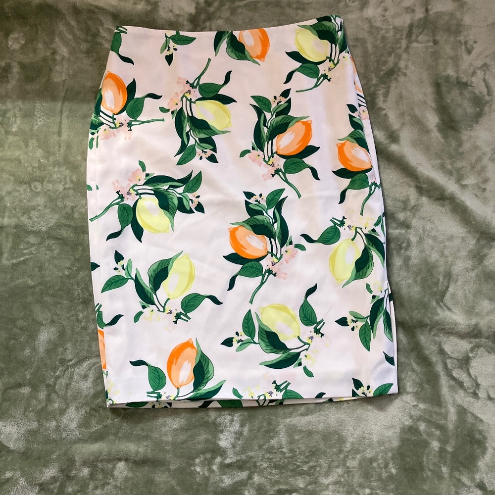 Mid length body con skirt
